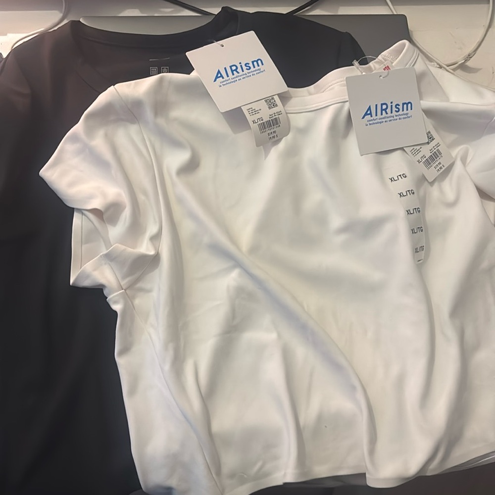 Brand new with tags -xl 2 shirts black and white